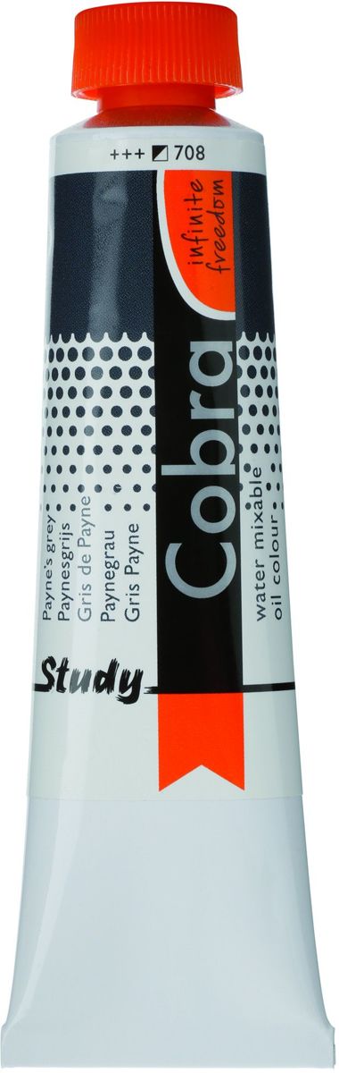 Cobra Study Olieverf 40ml | Paynes Grey (708)
